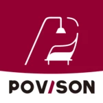 povison android application logo